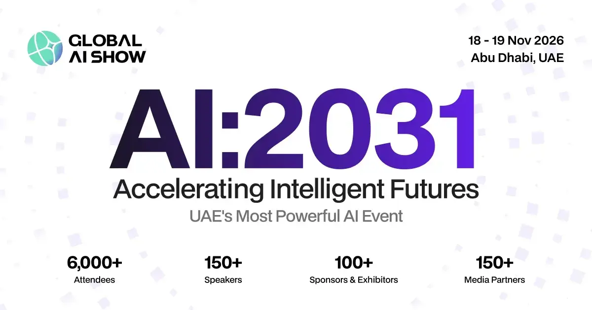Global AI Show Abu Dhabi 2026 official website visual